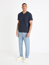 Celio Blaue Herren Leinenhosen Celio Dolinus