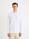 Celio Weißer Herren Celio henley Genicolo Pullover