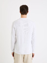 Celio Weißer Herren Celio henley Genicolo Pullover