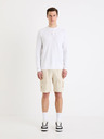 Celio Weißer Herren Celio henley Genicolo Pullover