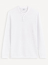 Celio Weißer Herren Celio henley Genicolo Pullover