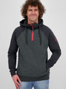 Alife and Kickin Dunkelgrauer Herren-Kapuzenpullover Alife and Kickin