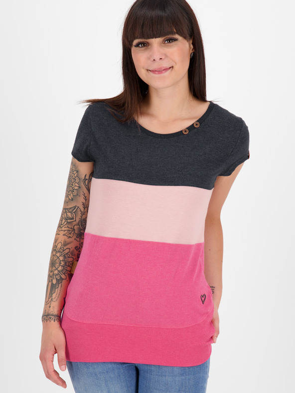 Alife and Kickin Rosa Frauen Alife und Kickin T-Shirt