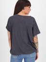 Alife and Kickin Dunkelgraues lockeres Damen-T-Shirt Alife and Kickin