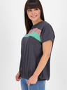 Alife and Kickin Dunkelgraues lockeres Damen-T-Shirt Alife and Kickin