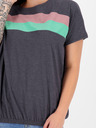 Alife and Kickin Dunkelgraues lockeres Damen-T-Shirt Alife and Kickin