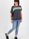 Alife and Kickin Dunkelgraues lockeres Damen-T-Shirt Alife and Kickin