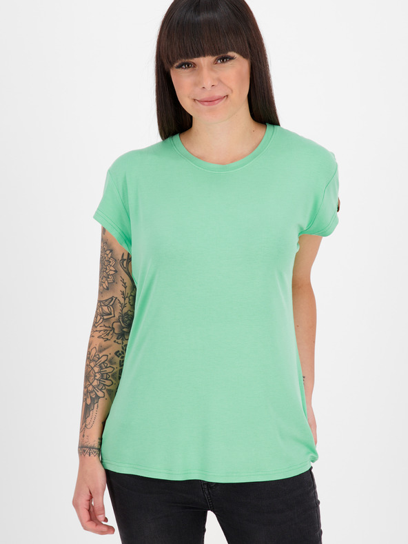 Alife and Kickin Grünes Damen-T-Shirt Alife and Kickin