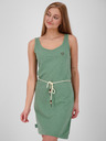 Alife and Kickin Grünes kurzes Damenkleid mit Krawatte Alife and Kickin Jennifer