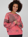 Alife and Kickin Rosa gemustertes Damen-Sweatshirt Alife and Kickin