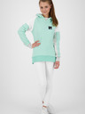 Alife and Kickin Grau-grüner Damen-Kapuzenpullover Alife and Kickin