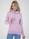 Alife and Kickin Hellvioletter Damen-Kapuzenpullover Alife and Kickin