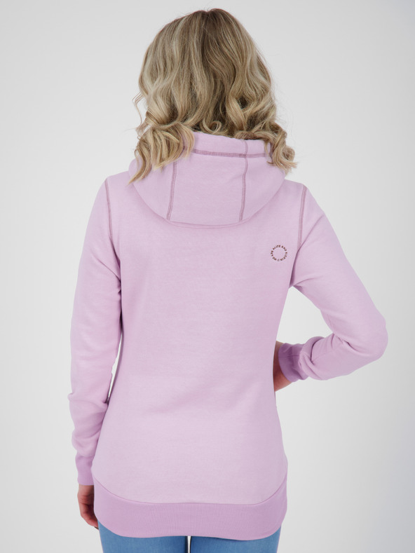 Alife and Kickin Hellvioletter Damen-Kapuzenpullover Alife and Kickin