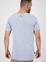 Alife and Kickin Weiß-blau gestreiftes Herrenshirt Alife and Kickin