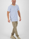 Alife and Kickin Weiß-blau gestreiftes Herrenshirt Alife and Kickin