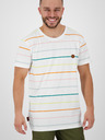 Alife and Kickin Weißes gestreiftes Herrenhemd von Alife and Kickin
