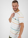 Alife and Kickin Weißes gestreiftes Herrenhemd von Alife and Kickin