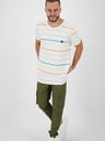 Alife and Kickin Weißes gestreiftes Herrenhemd von Alife and Kickin