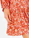 Rip Curl Rotes gemustertes Hemdkleid für Damen Rip Curl