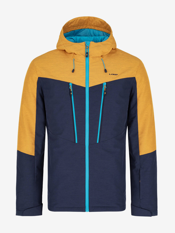 Loap Blaue und gelbe Herren-Skijacke LOAP Lawrence