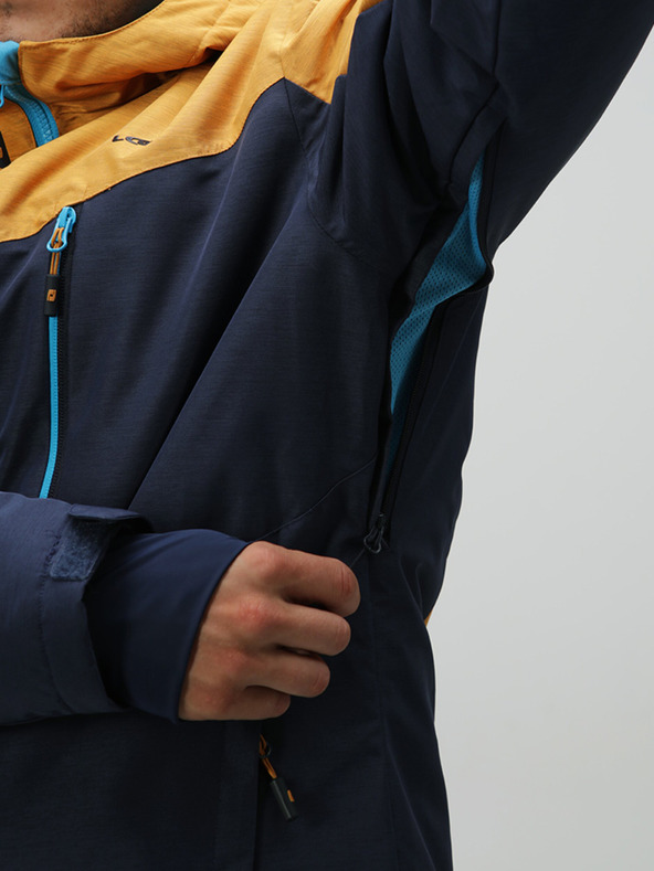 Loap Blaue und gelbe Herren-Skijacke LOAP Lawrence