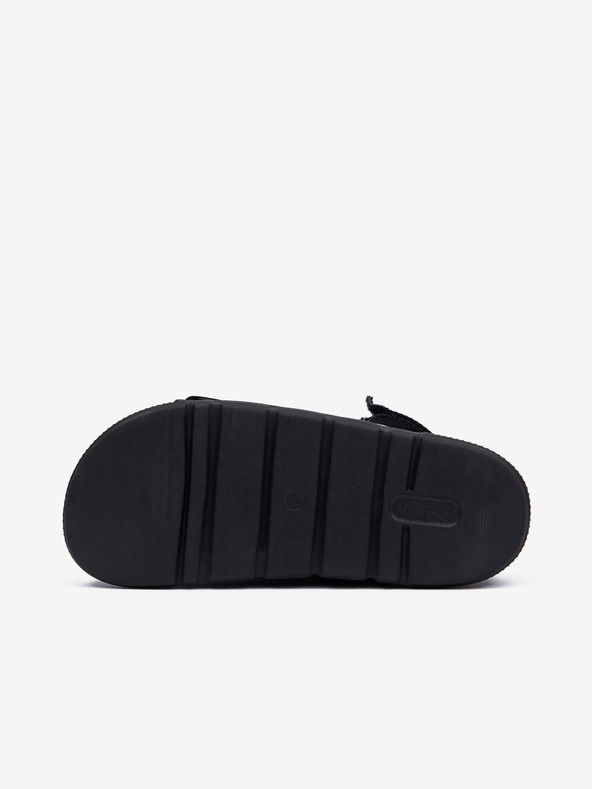 Rieker Schwarze Damen Plateausandalen Rieker