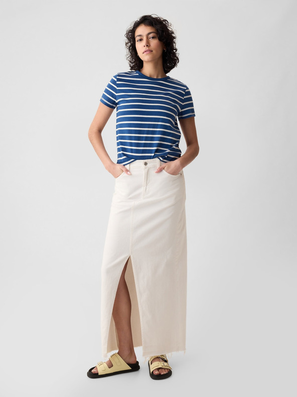 GAP Gestreiftes T-shirt Crop GAP