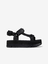Camper Schwarze Damensandalen mit Lederdetails Camper Oruga Up