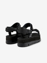 Camper Schwarze Damensandalen mit Lederdetails Camper Oruga Up