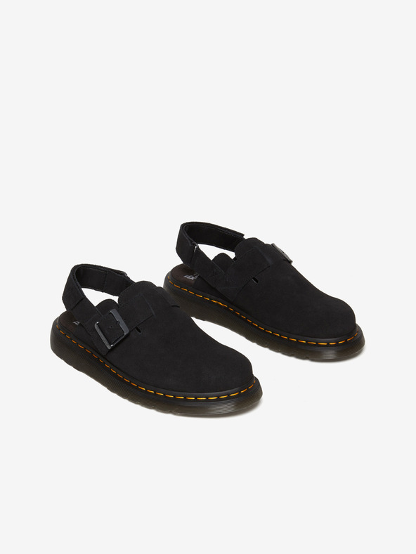 Dr. Martens Schwarze Wildleder Dr. Martens Jorge Ii Hausschuhe