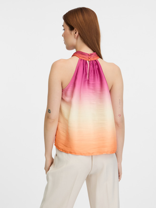 Orsay Orangefarbene Damenbluse ORSAY