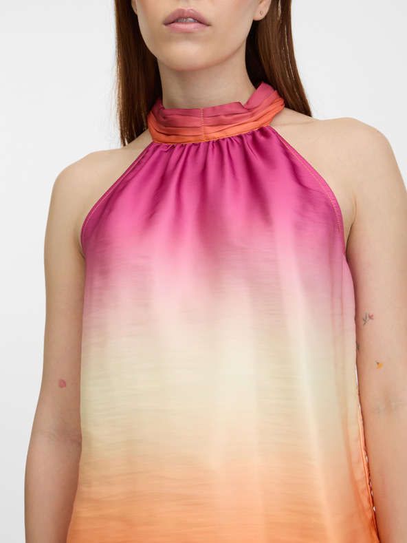 Orsay Orangefarbene Damenbluse ORSAY