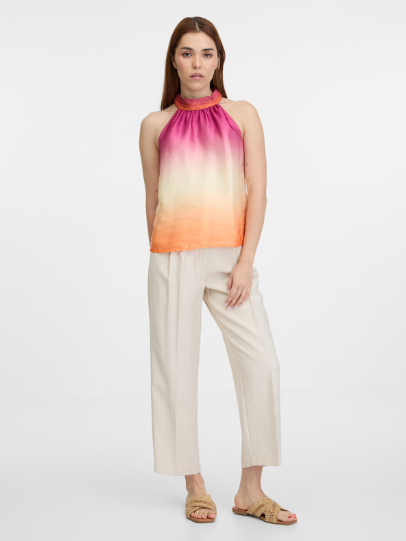 Orsay Orangefarbene Damenbluse ORSAY