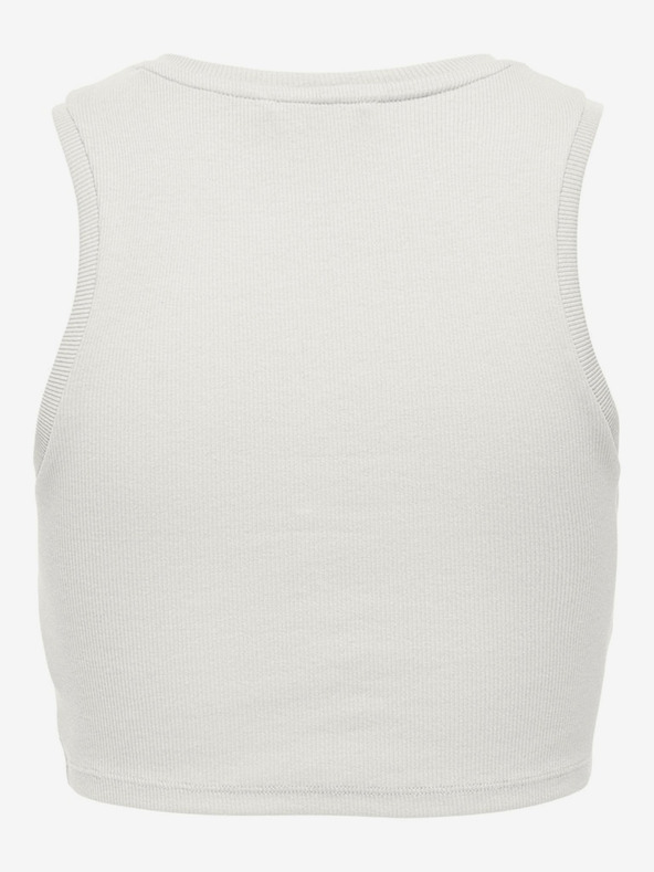 ONLY Weißes Damen-Crop-Top Tank-Top ONLY Vilma
