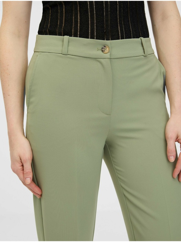 Orsay Khakifarbene Damen-Straight-Hose ORSAY