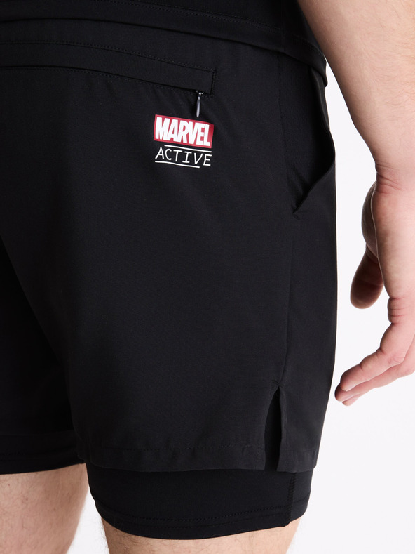 Celio Schwarze Celio Marvel Hulk Sportshorts