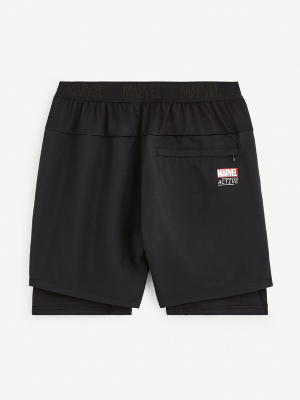 Celio Schwarze Celio Marvel Hulk Sportshorts
