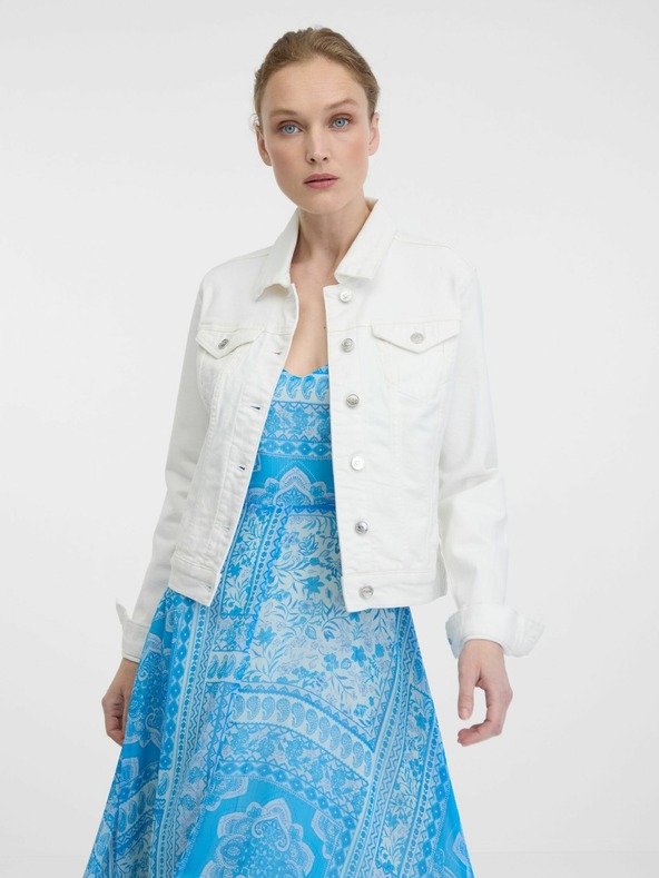 Orsay Weiße Damen-Jeansjacke ORSAY