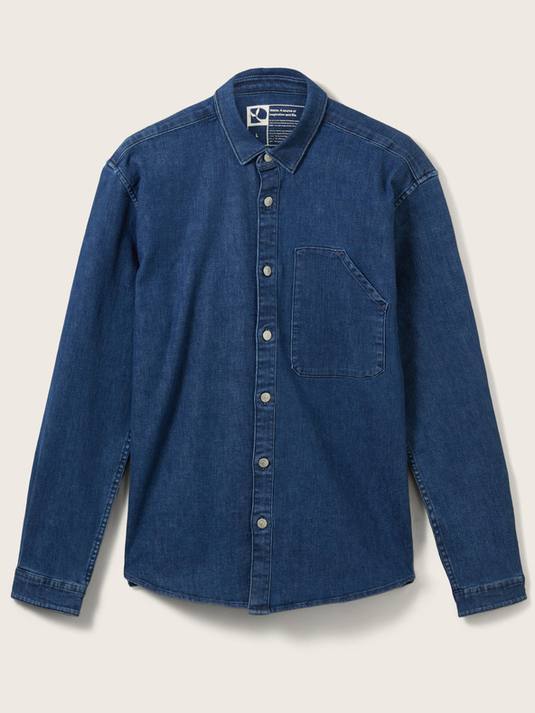 Tom Tailor Denim Blaues Herren Tom Tailor Denim Hemd