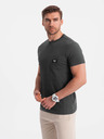 Ombre Clothing Herren Freizeit T-Shirt mit Tasche Ombre Clothing Grün