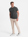 Ombre Clothing Herren Freizeit T-Shirt mit Tasche Ombre Clothing Grün