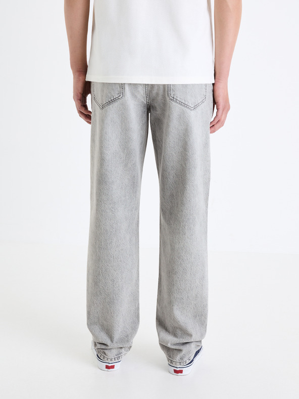 Celio Graue Herren-Jeans mit loser Passform Celio C75 Foloose