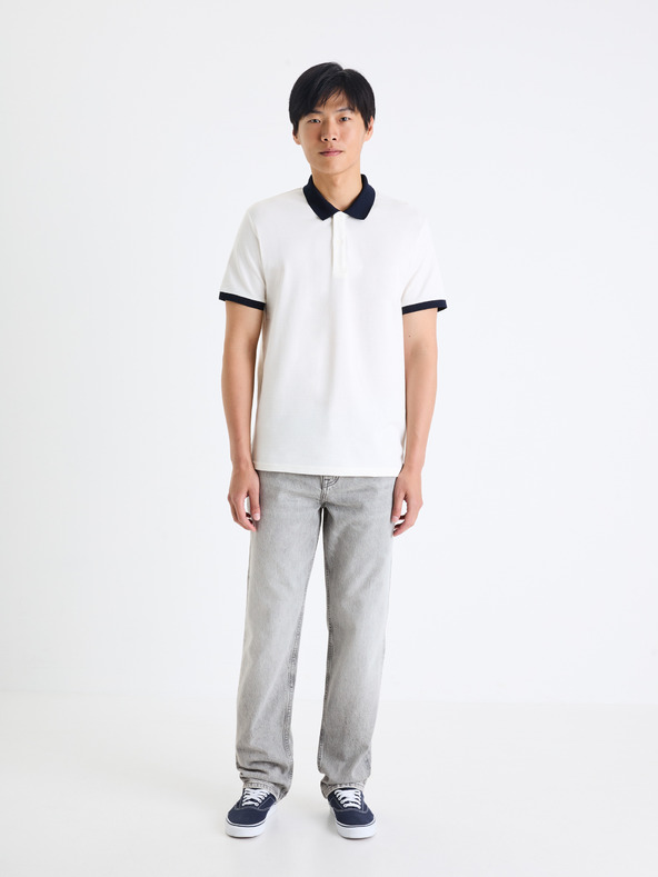 Celio Graue Herren-Jeans mit loser Passform Celio C75 Foloose