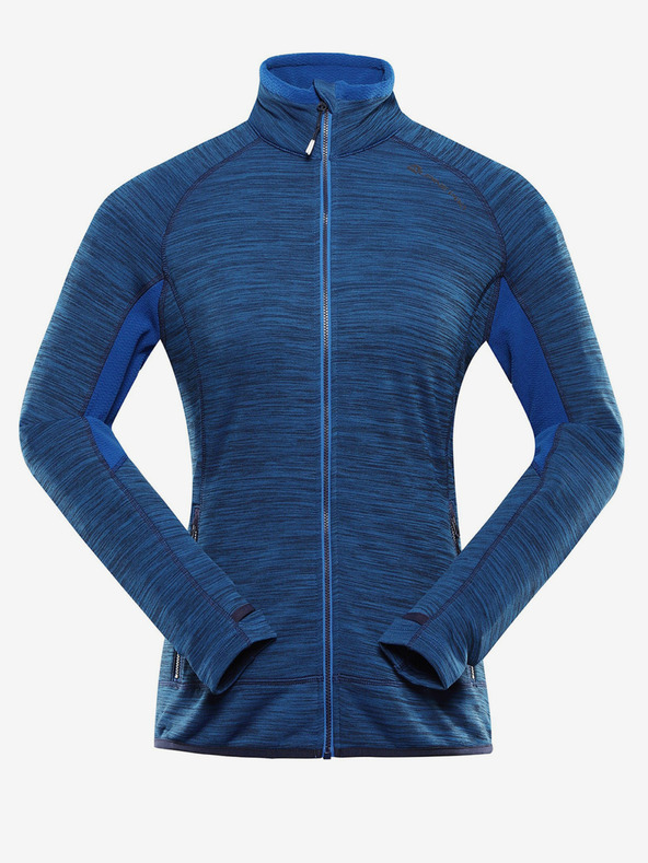 ALPINE PRO Blaues schnell trocknendes Cool-Dry-Sweatshirt für Frauen Alpine Pro ONNECA