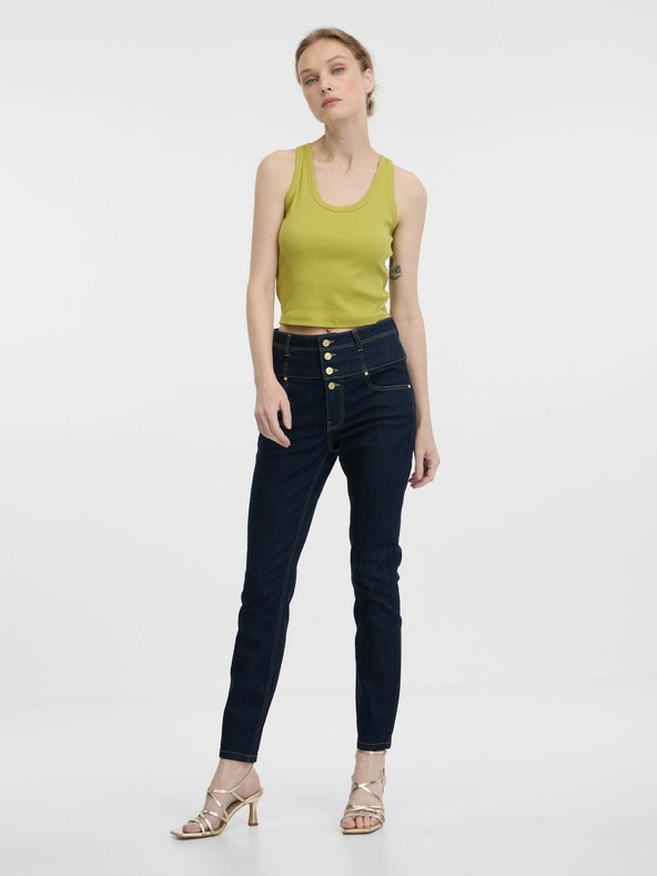 Orsay Dunkelblaue Damen-Skinny-Jeans ORSAY