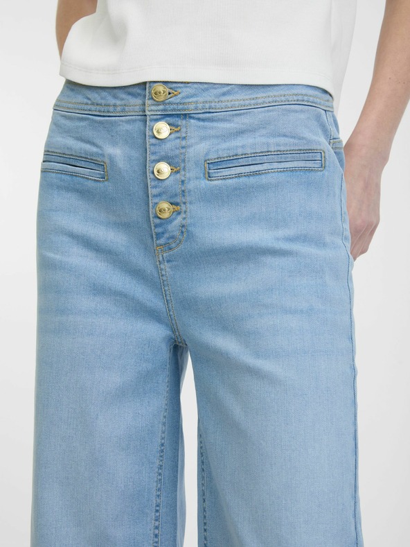 Orsay Hellblaue weite Damenjeans ORSAY