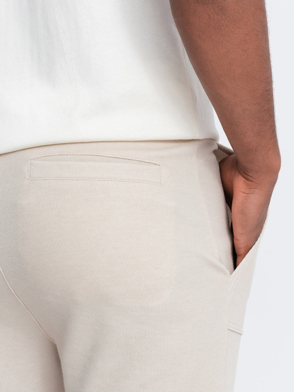 Ombre Clothing Herren Sweatpants Beige Ombre Kleidung