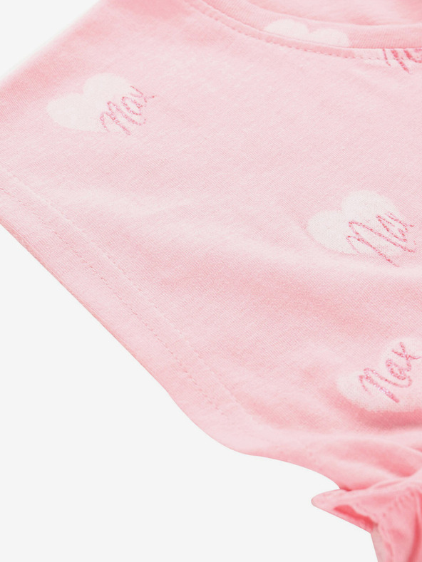 NAX Rosa gemustertes Kleid für Mädchen NAX Eseqo