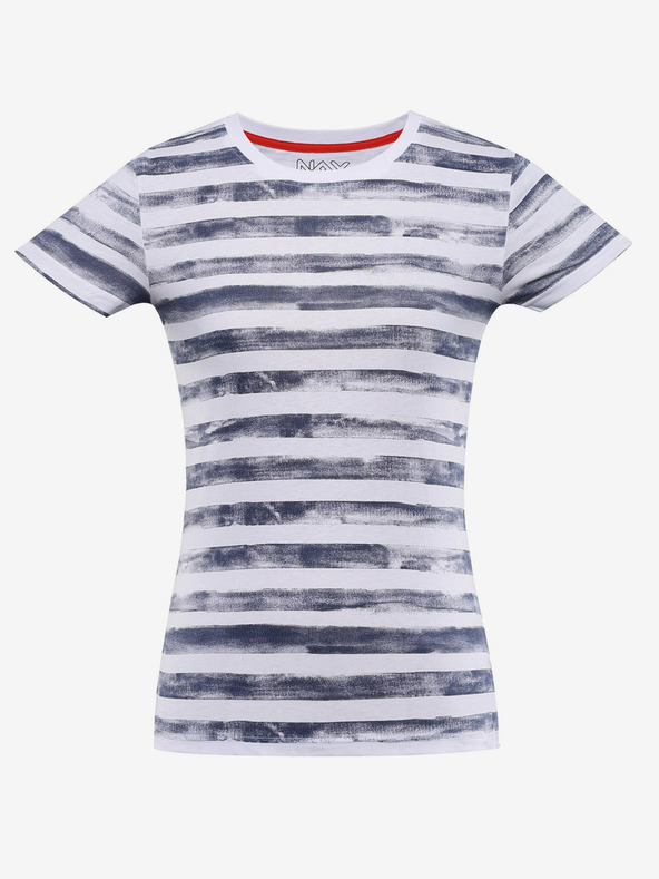 NAX Blau Gemustertes Damen T-Shirt NAX Sarga