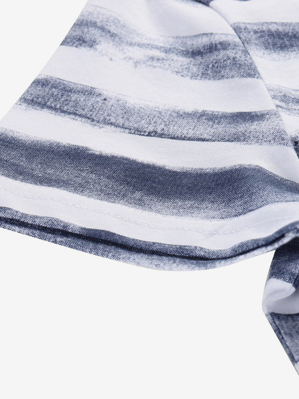 NAX Blau Gemustertes Damen T-Shirt NAX Sarga